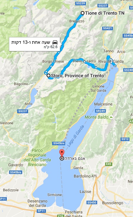 חזרה מאגם גארדה